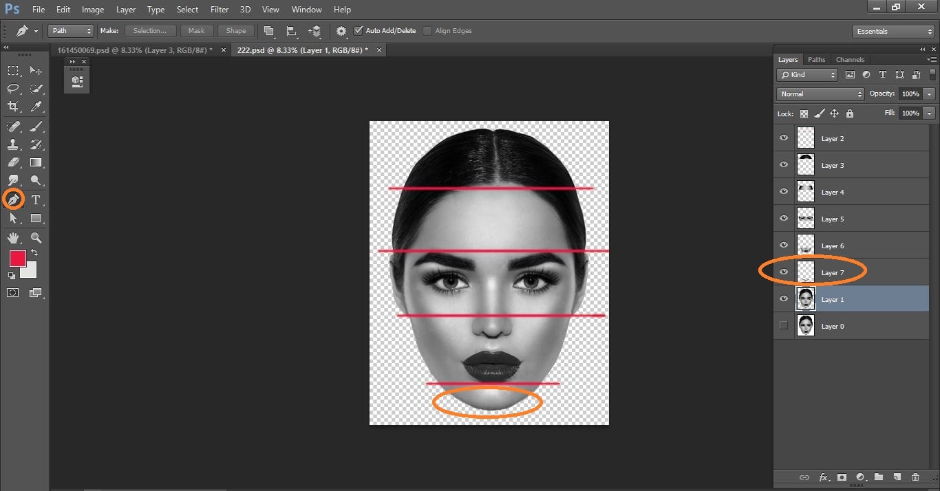 How to create sliced head - Photo Manipulation in Photoshop