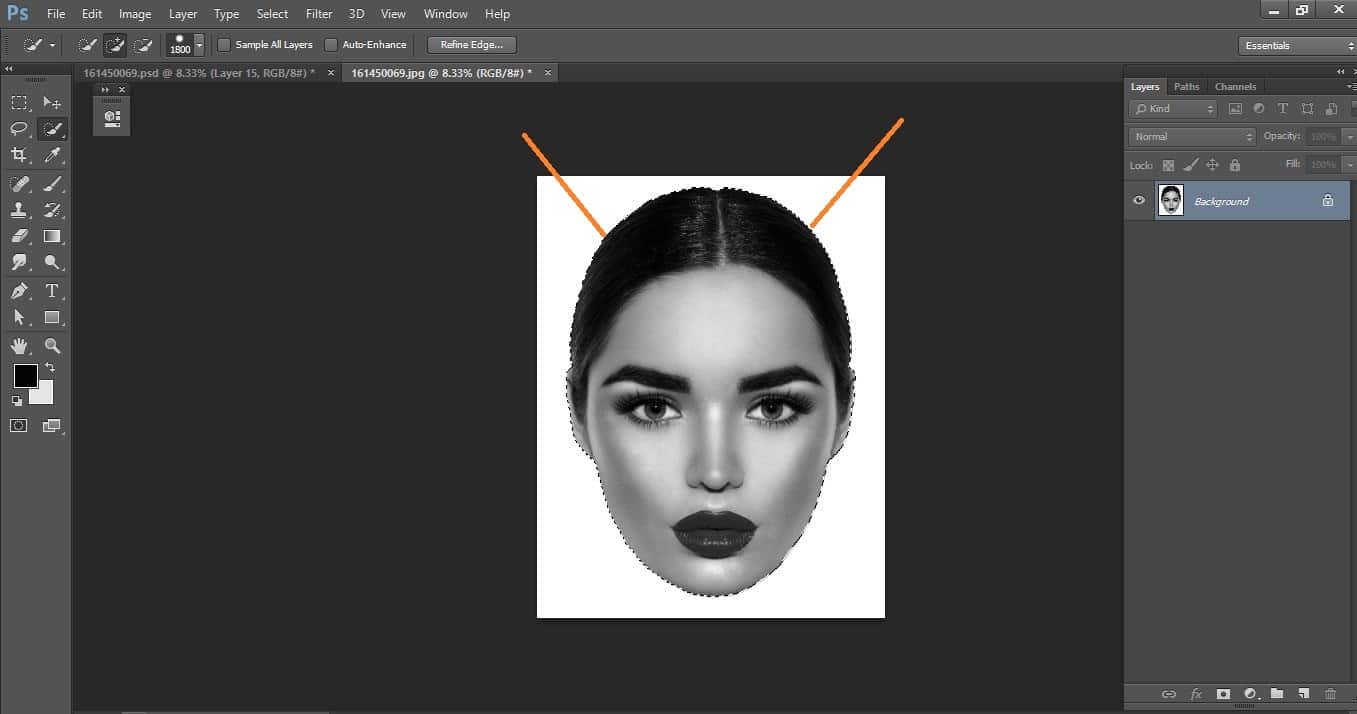 How to create sliced head - Photo Manipulation in Photoshop