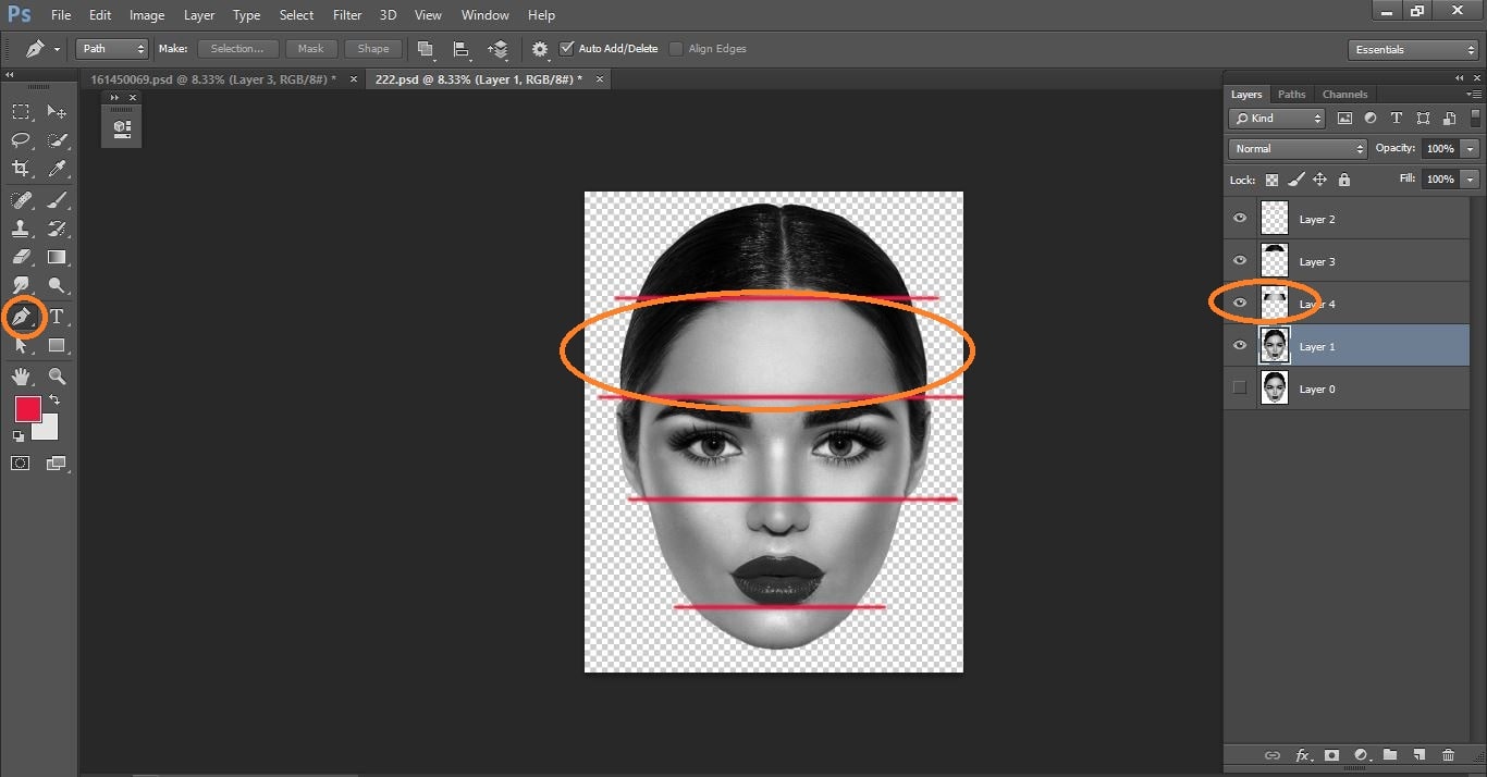 How to create sliced head - Photo Manipulation in Photoshop