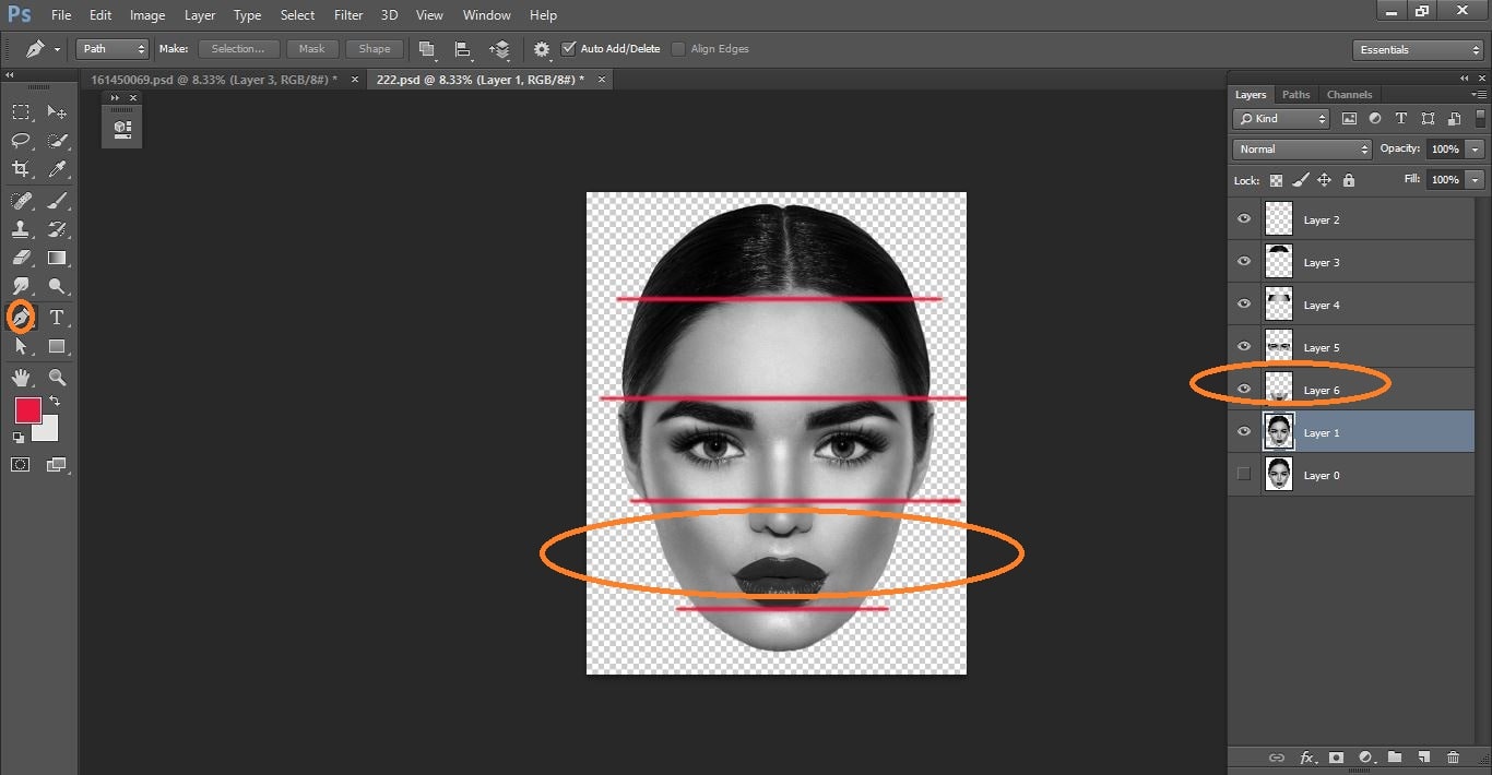 How to create sliced head - Photo Manipulation in Photoshop