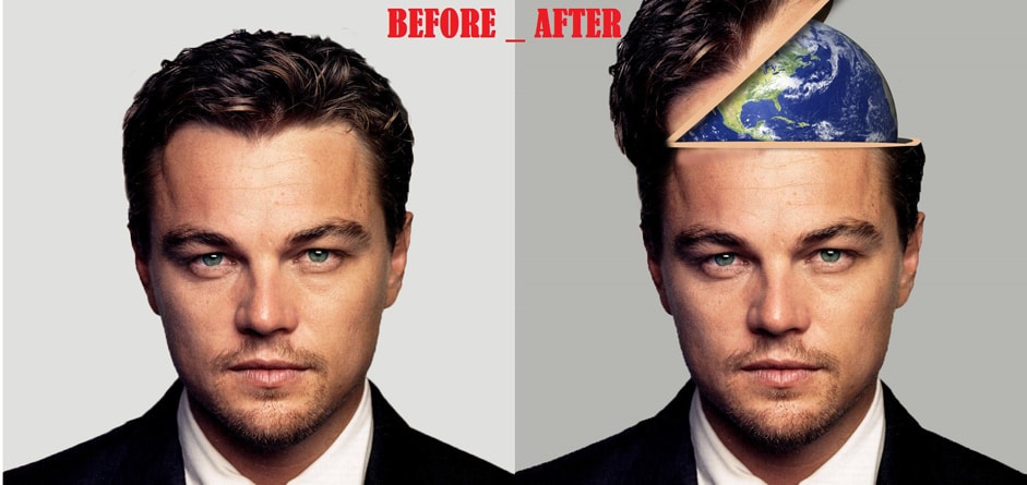 How to create Brain of the world - in Photoshop manipulation