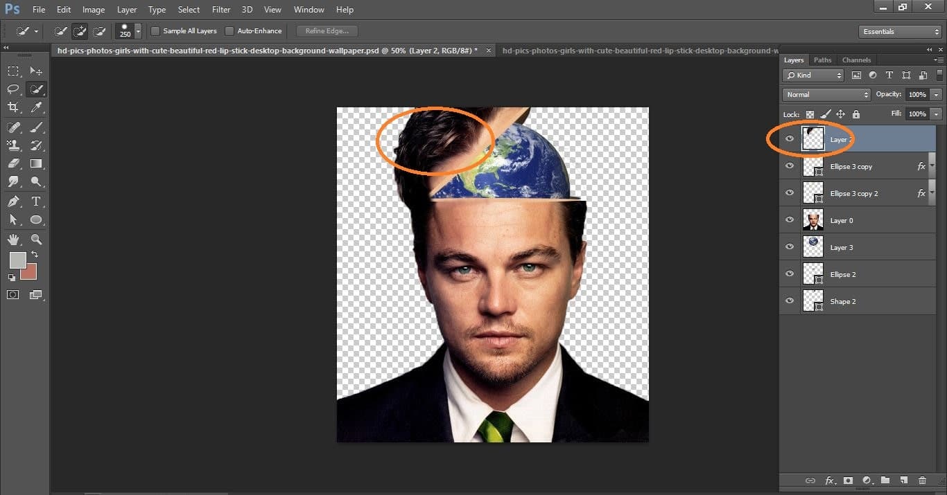 How to create Brain of the world - in Photoshop manipulation
