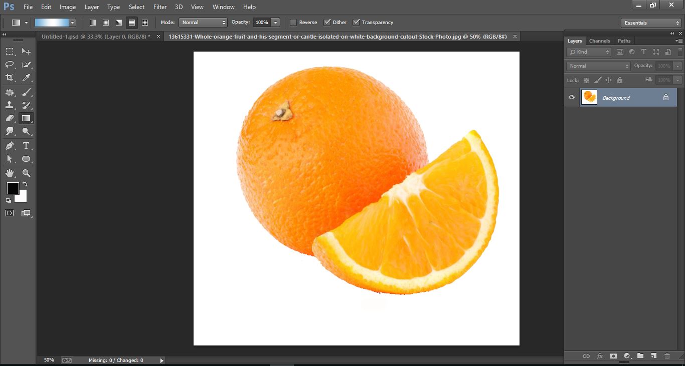 How to create water orange fruit and fish manipulation – in Photoshop
