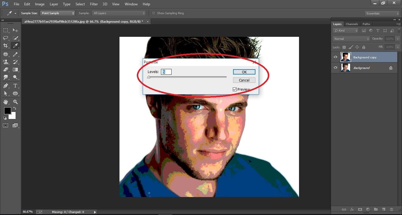 How to create Turn a Photo into a Stencil –in Photoshop manipulation