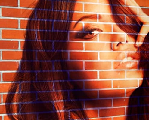 How to create Transform a Photo into a Brick Wall Portrait tin Photoshop