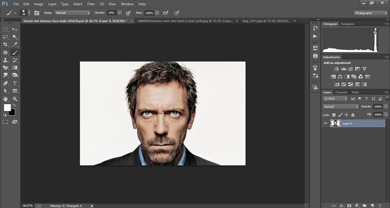 How to create double exposure portrait manipulation Man with New York City) –in Photoshop