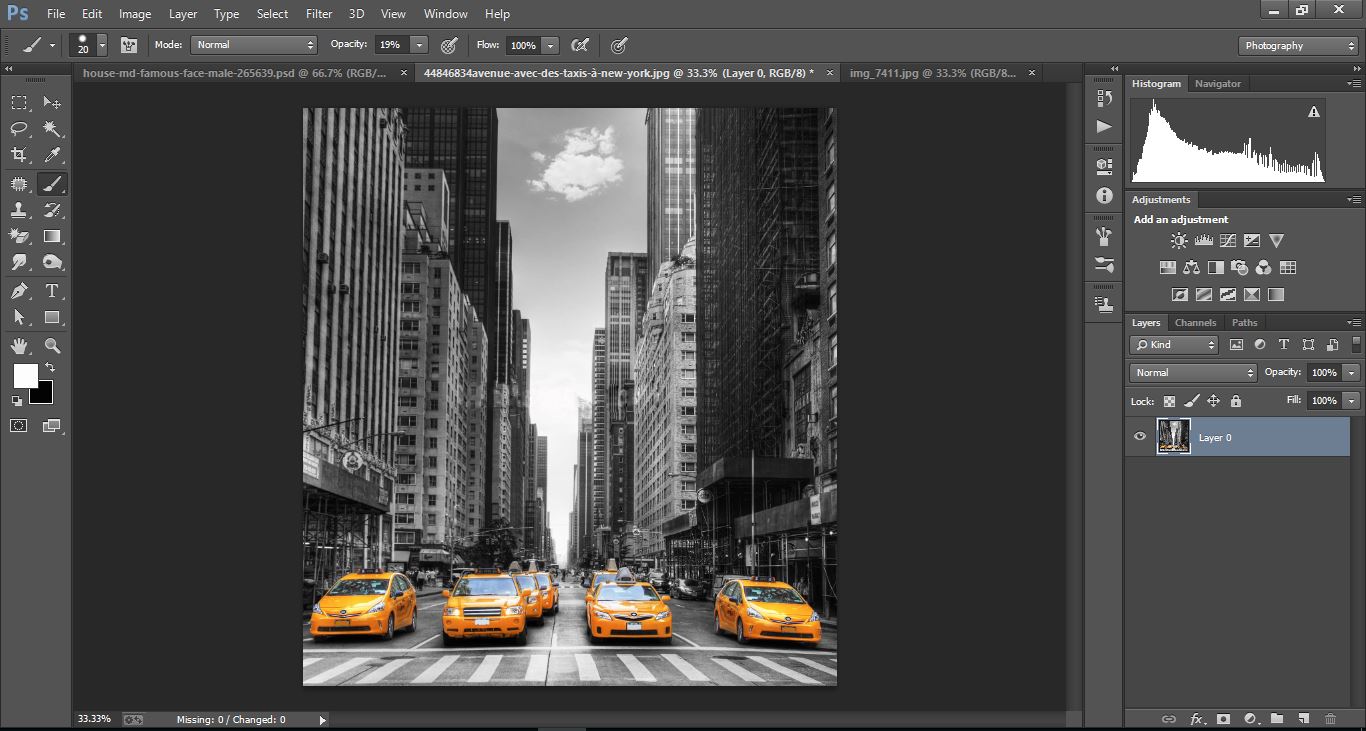 How to create double exposure portrait manipulation Man with New York City) –in Photoshop