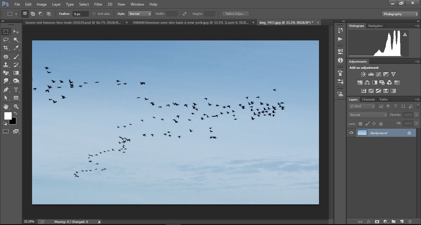 How to create double exposure portrait manipulation Man with New York City) –in Photoshop