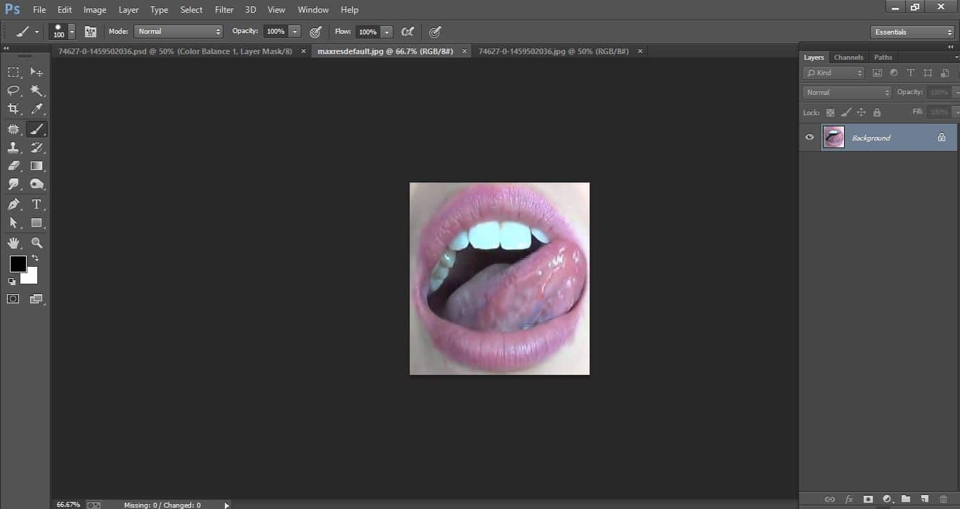 How to create very simple way effect apple – in Photoshop 