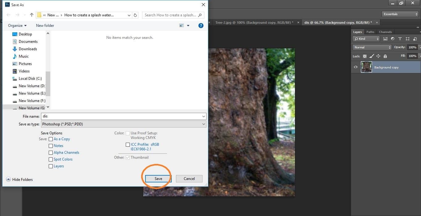 How to create Camouflage a Face onto Gnarly, TREE Bark - in Photoshop manipulation