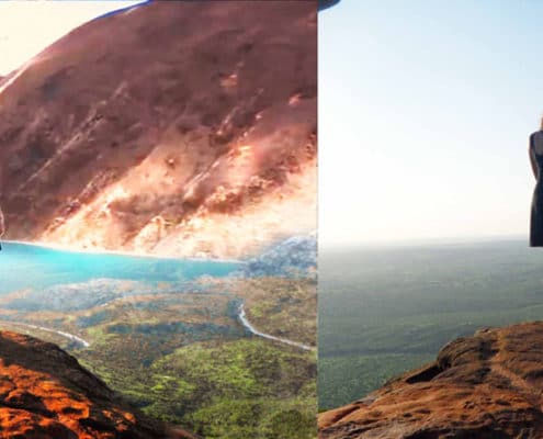 How to add beautiful Himalaya Everest to moody photos in Photoshop