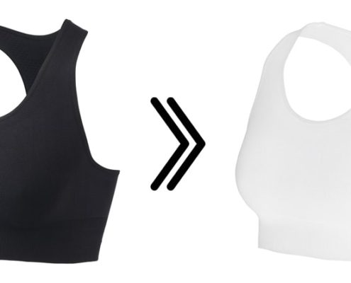 How to change the black color to white color in adobe Photoshop