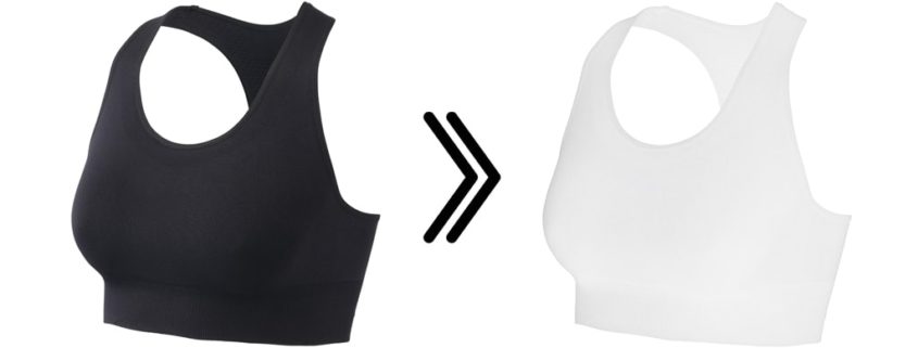 How to change the black color to white color in adobe Photoshop