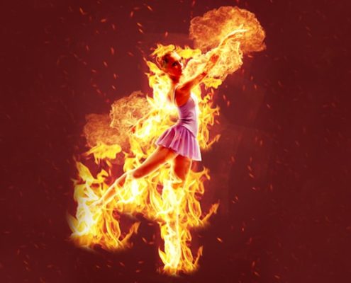 How To Create Fire Portrait Effect In Photoshop