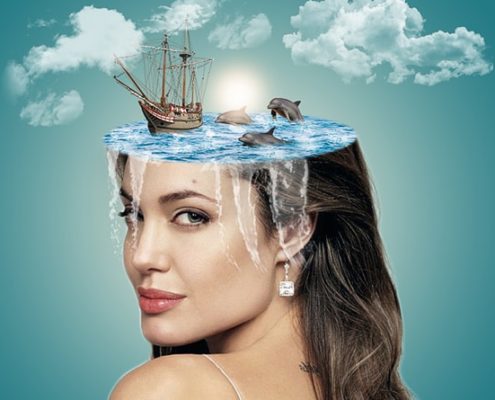 How To Create Water Head Photo Manipulation In Photoshop