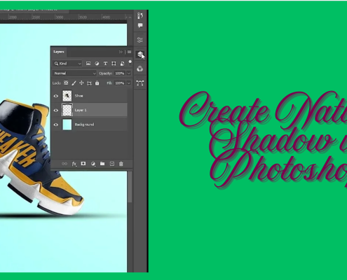 how to natural shadow in photoshop